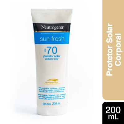 Protector Solar Neutrogena Fresh FPS 70 x200ml