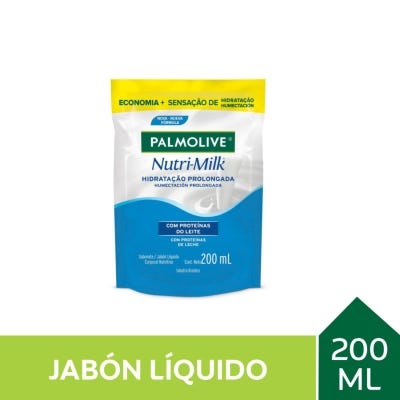 Jabón Liquido Palmolive Naturals Nutrimilk Doy Pack x200ml