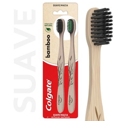 Cepillo Dental Colgate Bamboo Twinpack