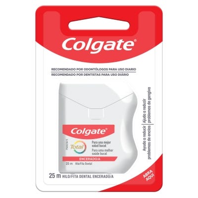 Hilo Dental Colgate Total Encerado x25ml