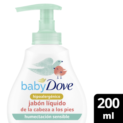 Jabon Liquido Dove Baby Hidrat.sens. x200ml