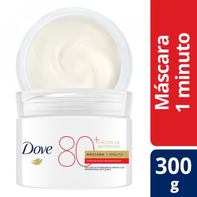 Tratamiento Capilar Dove 1 Min factor Nutrición 80 x300gr