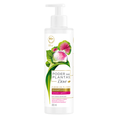 Shampoo Dove Nutrición + Geranio x300ml