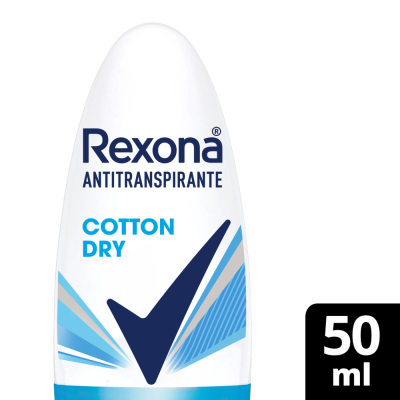 Desodorante Roll On Rexona Cotton Dry x50ml