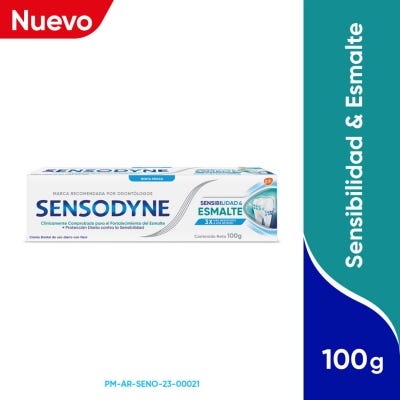 Crema Dental Sensodyne Sensibilidad & Esmalte x100gr