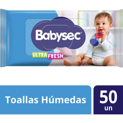 Toallas Humedas Babysec Ultra Fresh X 50U