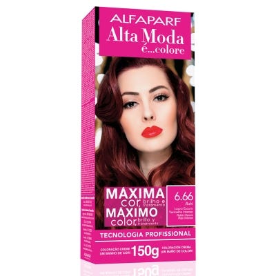 Coloracion Alta Moda 6.66 Rubio Osc.rojo Intenso