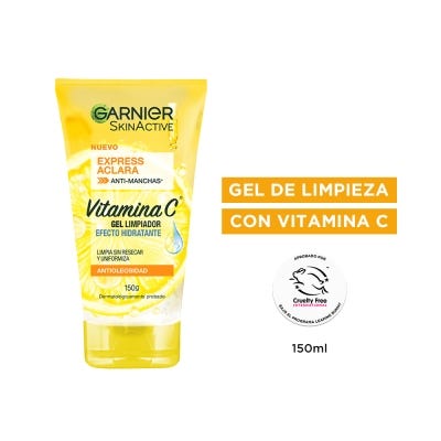 Gel Limpiador Garnier Vitamina C 150G
