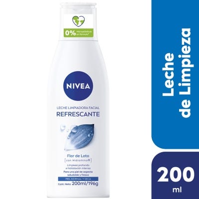 Leche Limpiadora Facial Nivea Refrescante piel normal y seca x200ml 