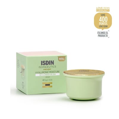 Refill Crema Facial Isdin Hyaluronic Moisture Oily and Combination Skin x50gr