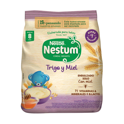 Cereal Infantil  Nestum Trigo Y Miel x225gr