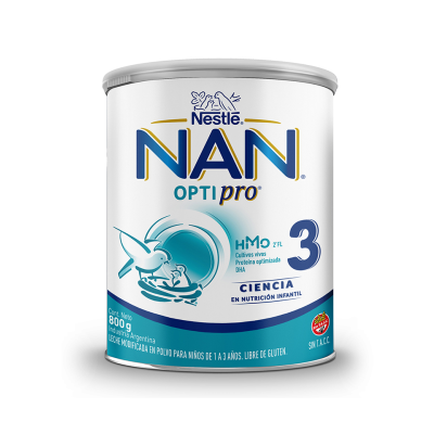 Nan Optipro Leche Fortificada Et.3  x800gr