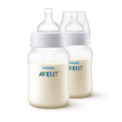 Mamaderas Avent Classic Anticólicos x2Uni x260ml
