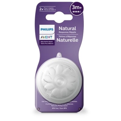Tetina Avent Natural Response X2U(+3M)