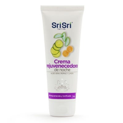 Crema Facial Sri Sri Tattva Rejuvenecedora Noche x100gr