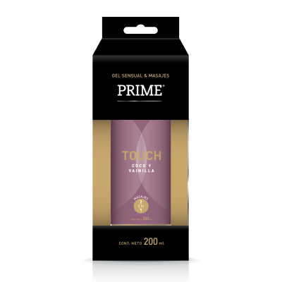 Lubricante Prime Touch Coco y Vainilla x200ml