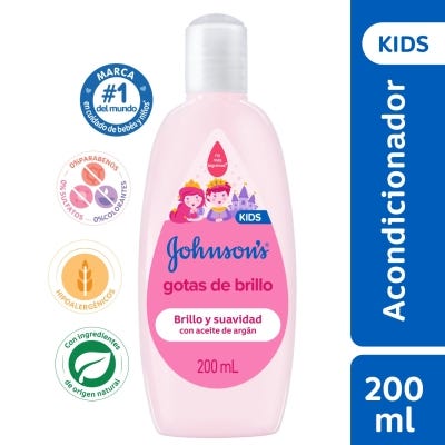 Acondicionador Johnson Baby Gotas de Brillo x200ml