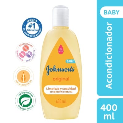 Acondicionador Johnson Baby Original x400ml