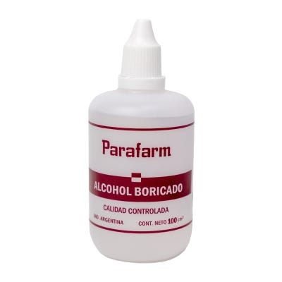 Alcohol Boricado Parafarm x100ml