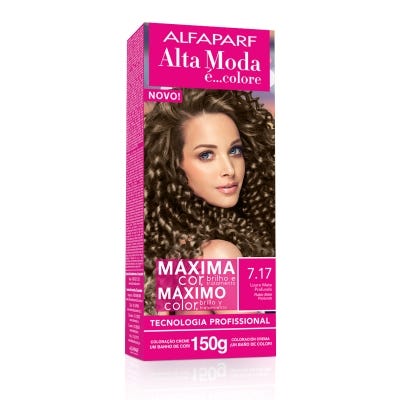 Coloracion Alta Moda E Colore 7.17 Rubio Mate x150gr