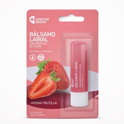 Balsamo Labial Central Oeste Frutilla x4,5gr