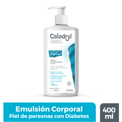 Caladryl Cuidados Intensivos Piel Diabetico Emul x Corp  400 Ml