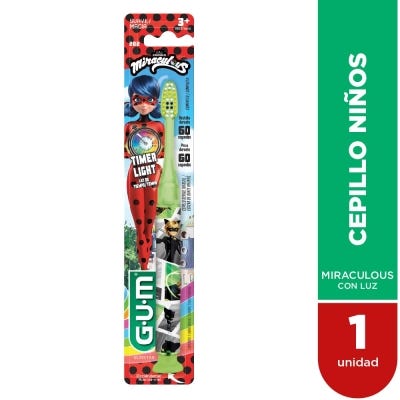 Cepillo Dental Gum Ladybug Timer Lyght