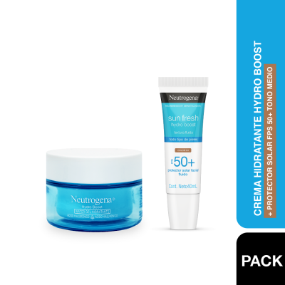 Kit Neutrogena básico Rutina Hydro Boost – Tono Medio