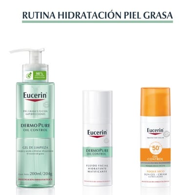 Rutina Eucerin Hidratación Piel Grasa