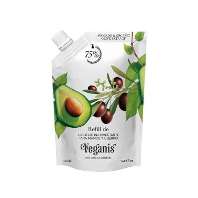 Crema Corporal Veganis Extr.Humec Palta/Oliva Doypack