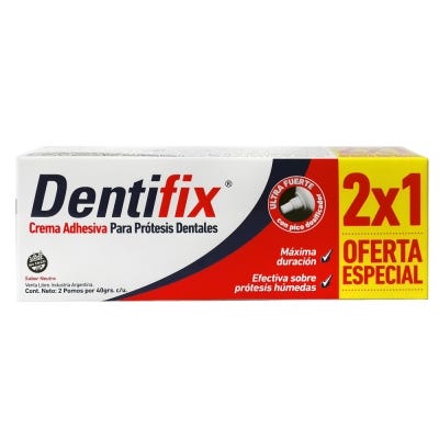 Crema Adhesiva Dentifix Extra Fuerte x40gr