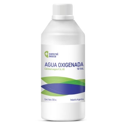 Agua Oxigenada Central Oeste 10 Vol x250ml