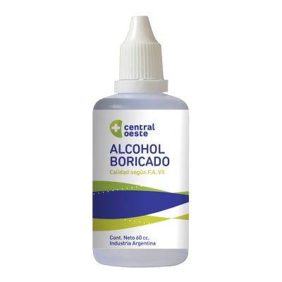 Alcohol Boricado Central Oeste x60ml