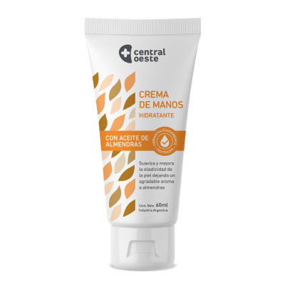 Crema Para Manos Central Oeste Almendras x60ml