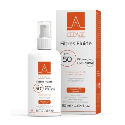 Protector Solar Cepage Fps 50 Fluido Facial x50ml