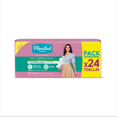 Toallas Femeninas Plenitud Ultra x24