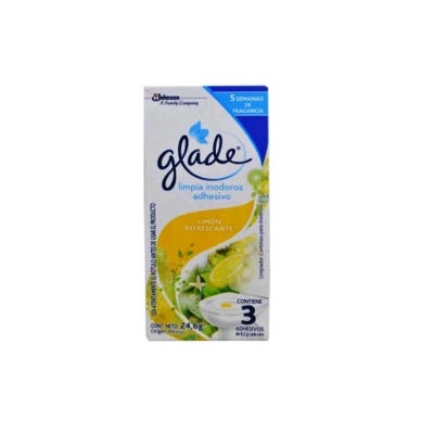 Glade Limpiador Inodoro 3Un Adhesivo Limón