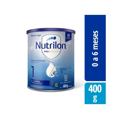 Nutrilon Leche Infantil x 400Grs Etapa 1 Profutura Polvo