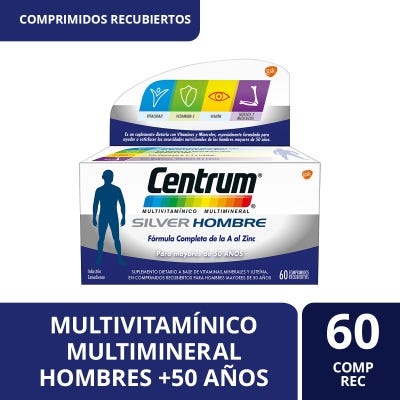 Suplemento Vitaminico Centrum Silver Hombre x60com