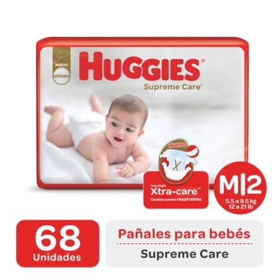 Pañales Huggies Supreme Care Ahorrapack