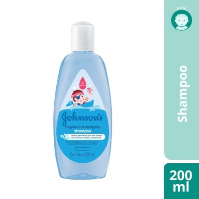 Shampoo Johnson Baby Fragancia Prolongada x200ml