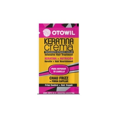 Tratamiento Capilar Otowil Reparador Keratina x25gr
