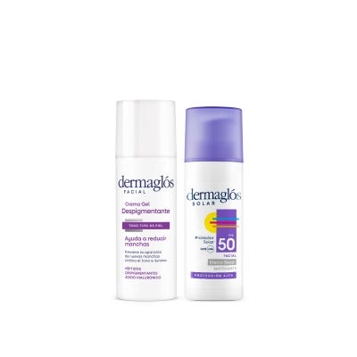 Kit Dermaglós Crema Despigmentante + Protector Solar Facial