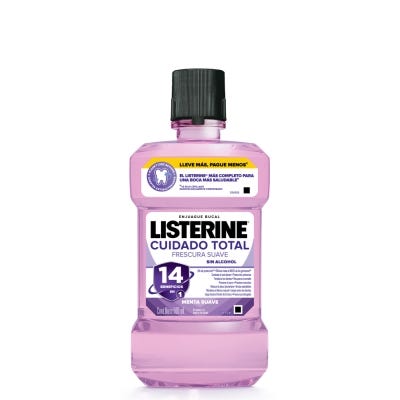 Enjuague Bucal Listerine Cuidado Total Zero x500ml