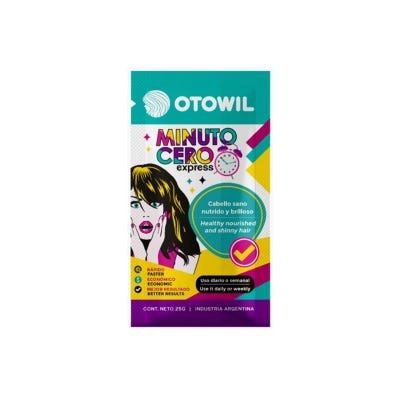 Tratamiento Capilar Otowil Minuto Cero x25gr