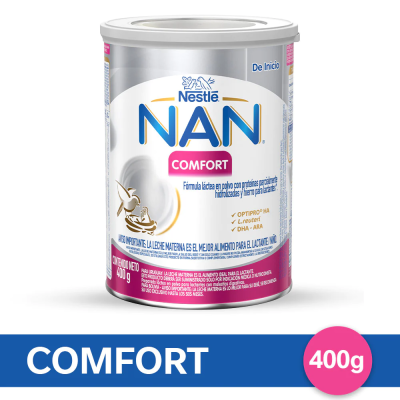 Nan Leche Infantil en polvo  x400g Comfort Lata