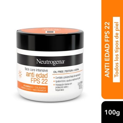 Crema Facial Neutrogena Intensive fps22 x100gr