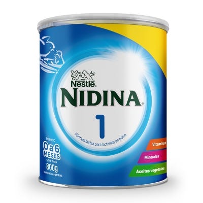 Nidina Leche Infantil en Polvo  x 800Grs Etapa 1