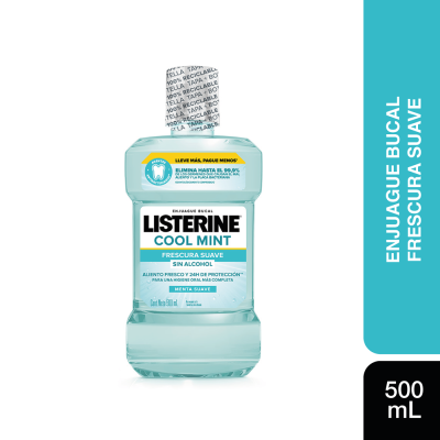 Enjuague Bucal Listerine Cool mint x500ml