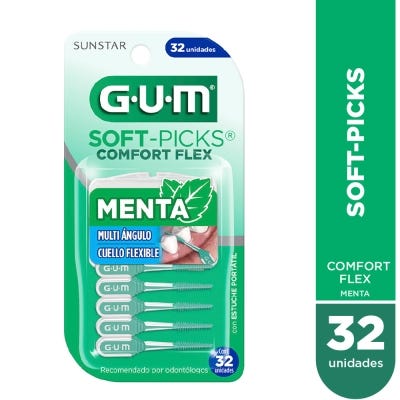 Cepillo Interdental Gum Soft Picks Comfort Mint Flex